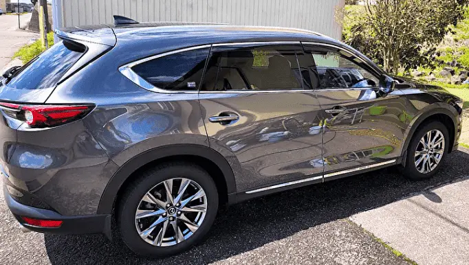 マツダ車コーティング後の様子