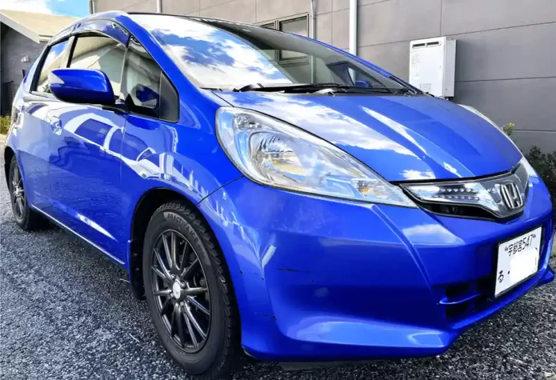 弊社のコーティング塗布、洗車、ケミカル使用実験車のホンダFit